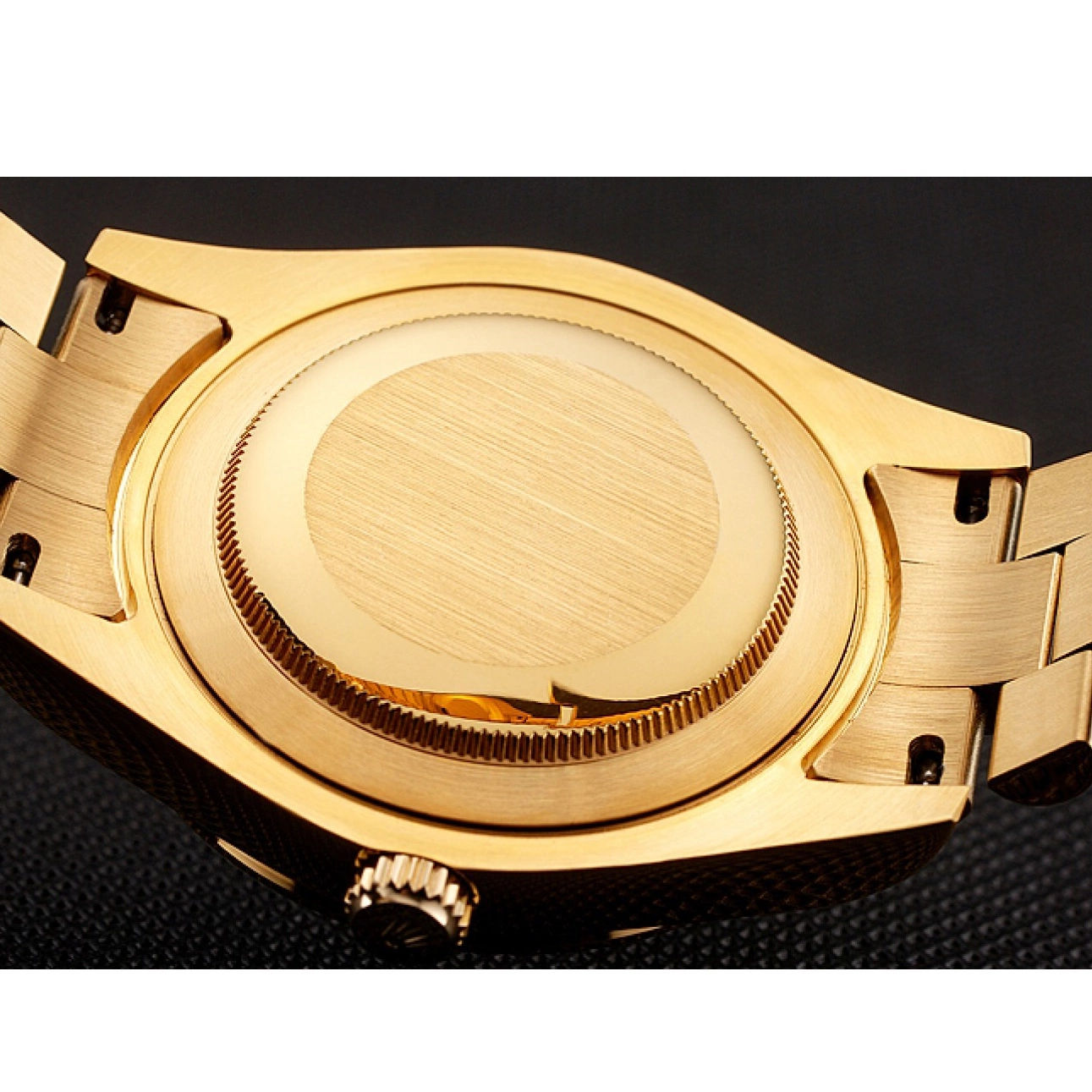 Aaa replica watch 1454101 Bracelet Dial Rolex Diamonds And Black Rubies Gold Swiss Day-Date 0518
